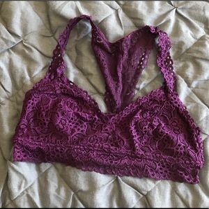 Purple Lace Bralette